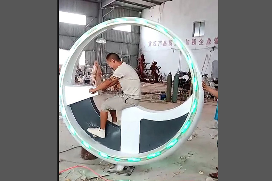 发光自行车